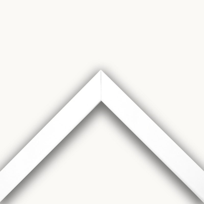 Cornice piatta  laccato opaco  bianco  art. 28F39OP