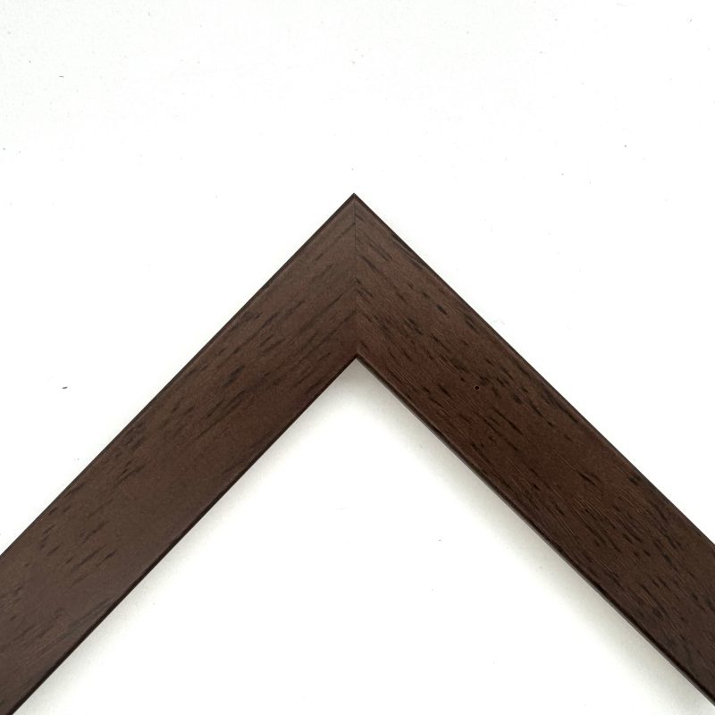 Cornice piatta  laccato opaco anilina noce  art. 29AB754OP