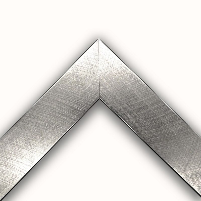Cornice piatta  pellicola  argento  art. 40154