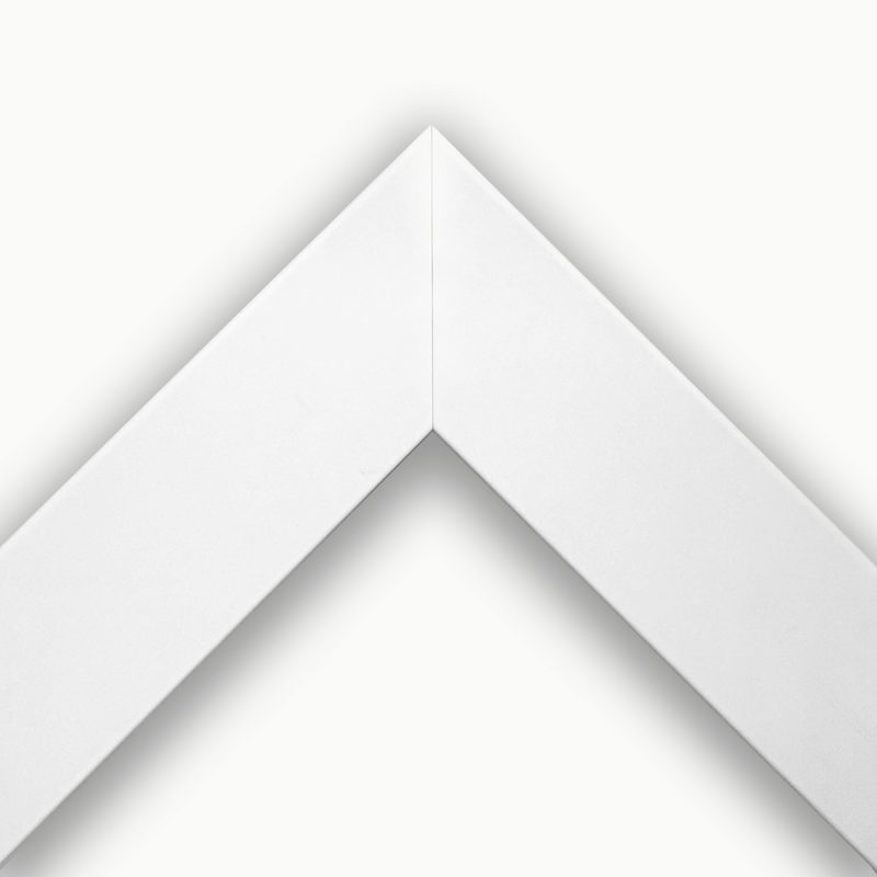 White matte lacquered cube mouldings  art. 4032F39OP