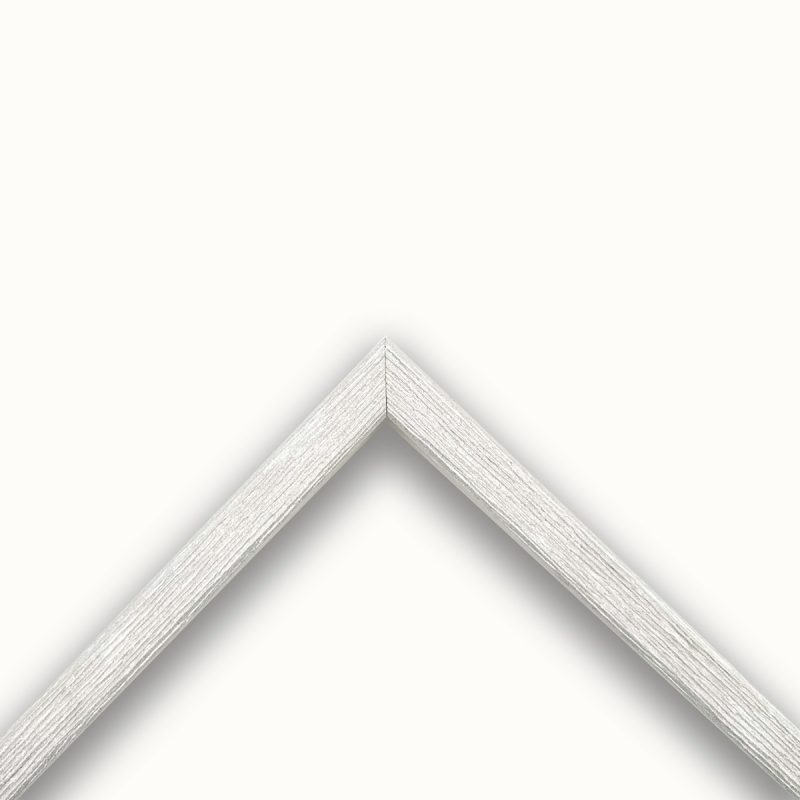 Cornice colorato graffiata  bianco  art. 453AB050PERLGR