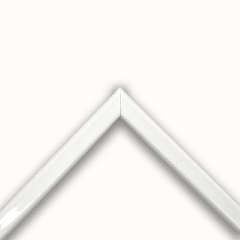 Cornice colorato laccato luc  bianco  art. 453F390