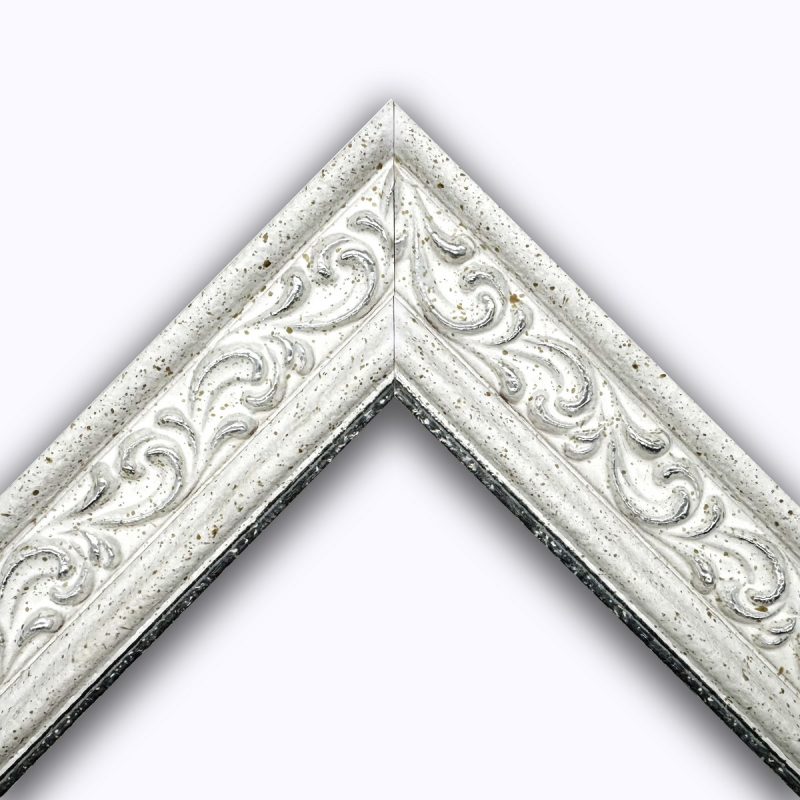 White  brushed foil mouldings  art. 558PA339A