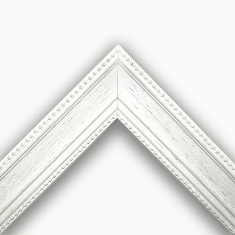 Cornice  poro aperto pastellato bianco  art. 617003