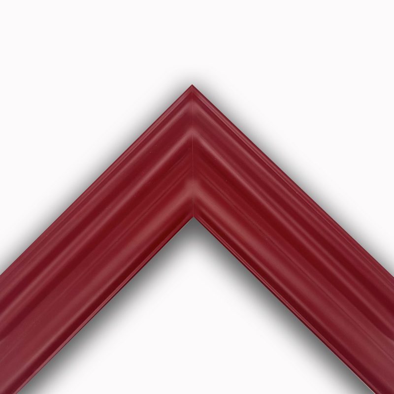 Cornice da tela  laccato opaco  rosso scuro  art. 651F11OP
