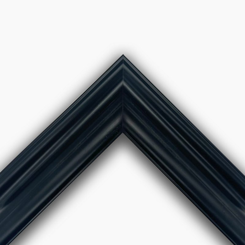 Cornice da tela  laccato opaco  nero  art. 651F22OP