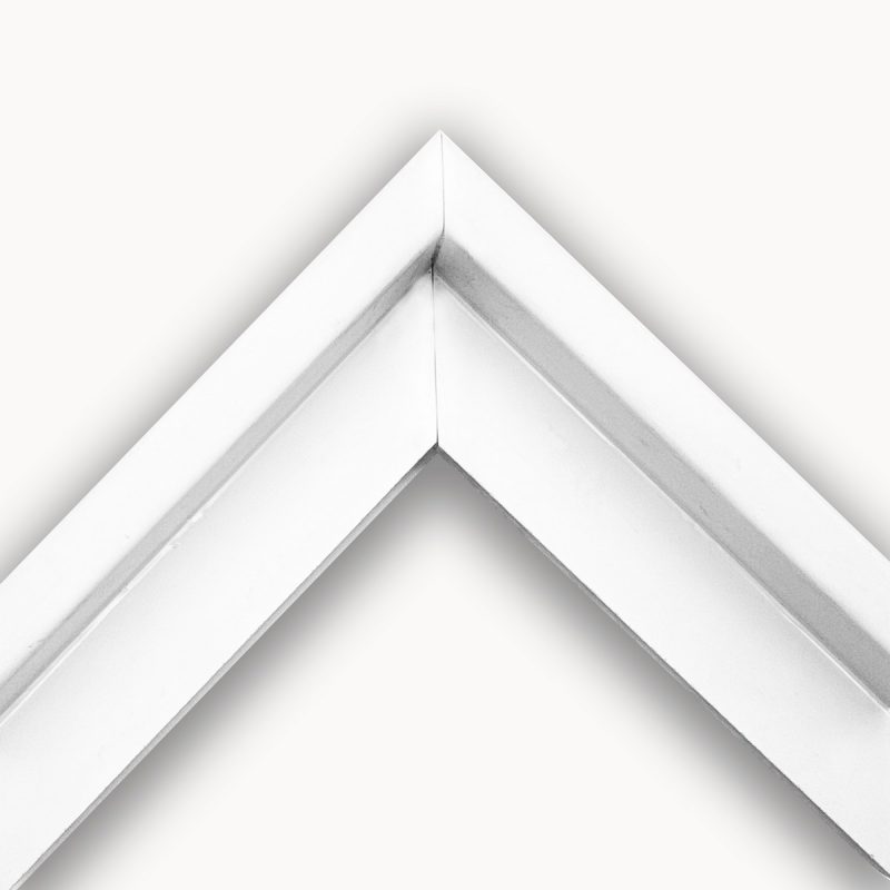 Cornice a cassetta americana  laccato opaco  bianco  art. 811RF39OP