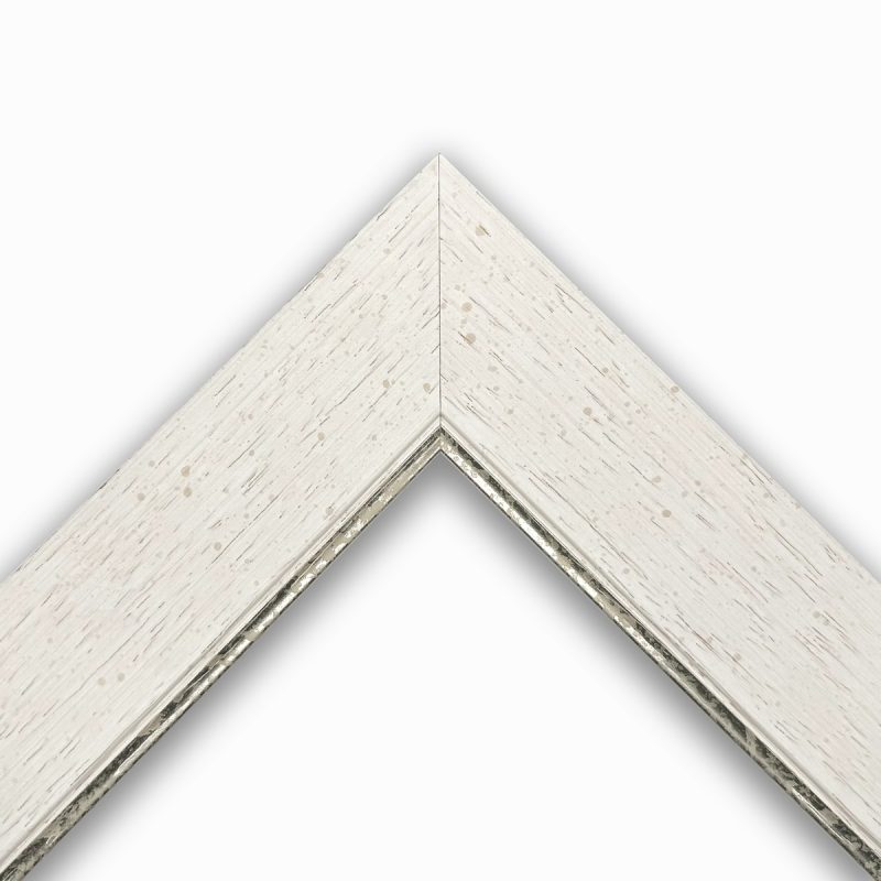 Cornice  passepartout  bianco-argento  art. PASS45A0039A