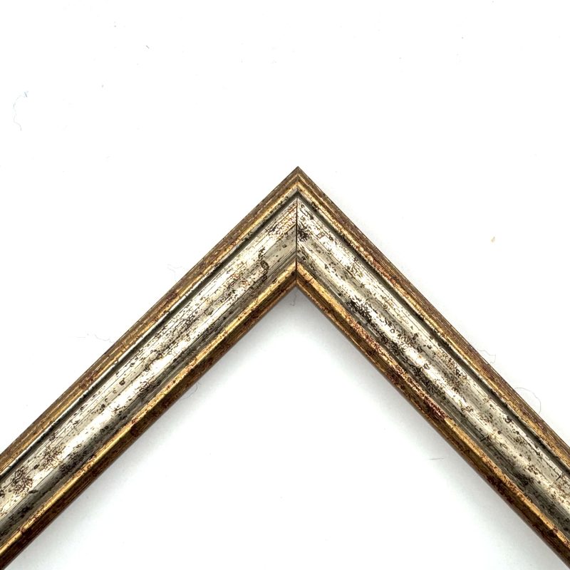 Cornice  oro macchina  oro-argento  art. 1049FOAPAT