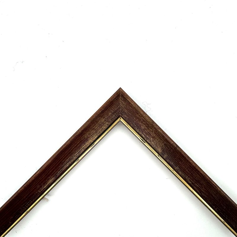 Brown-gold line  coloured films mouldings  art. 572FM0102